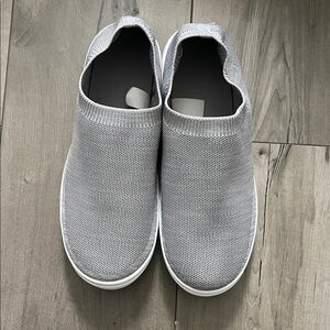 Gray Slip-On woman Shoes
